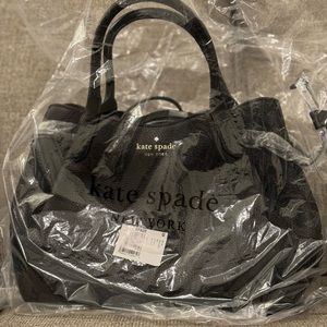 NWT Kate Spade Dumpling Large Satchel Black